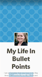 Mobile Screenshot of mylifeinbulletpoints.com